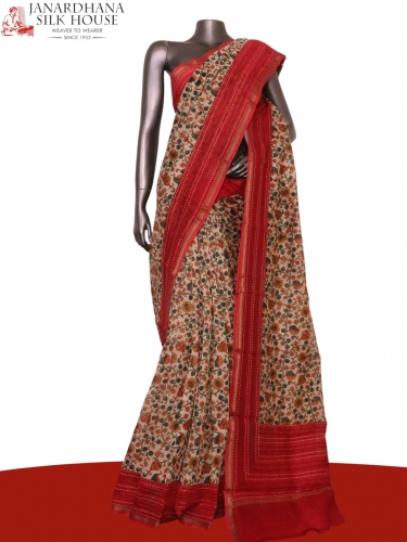 Exclusive Pure Chanderi Cotton Saree
